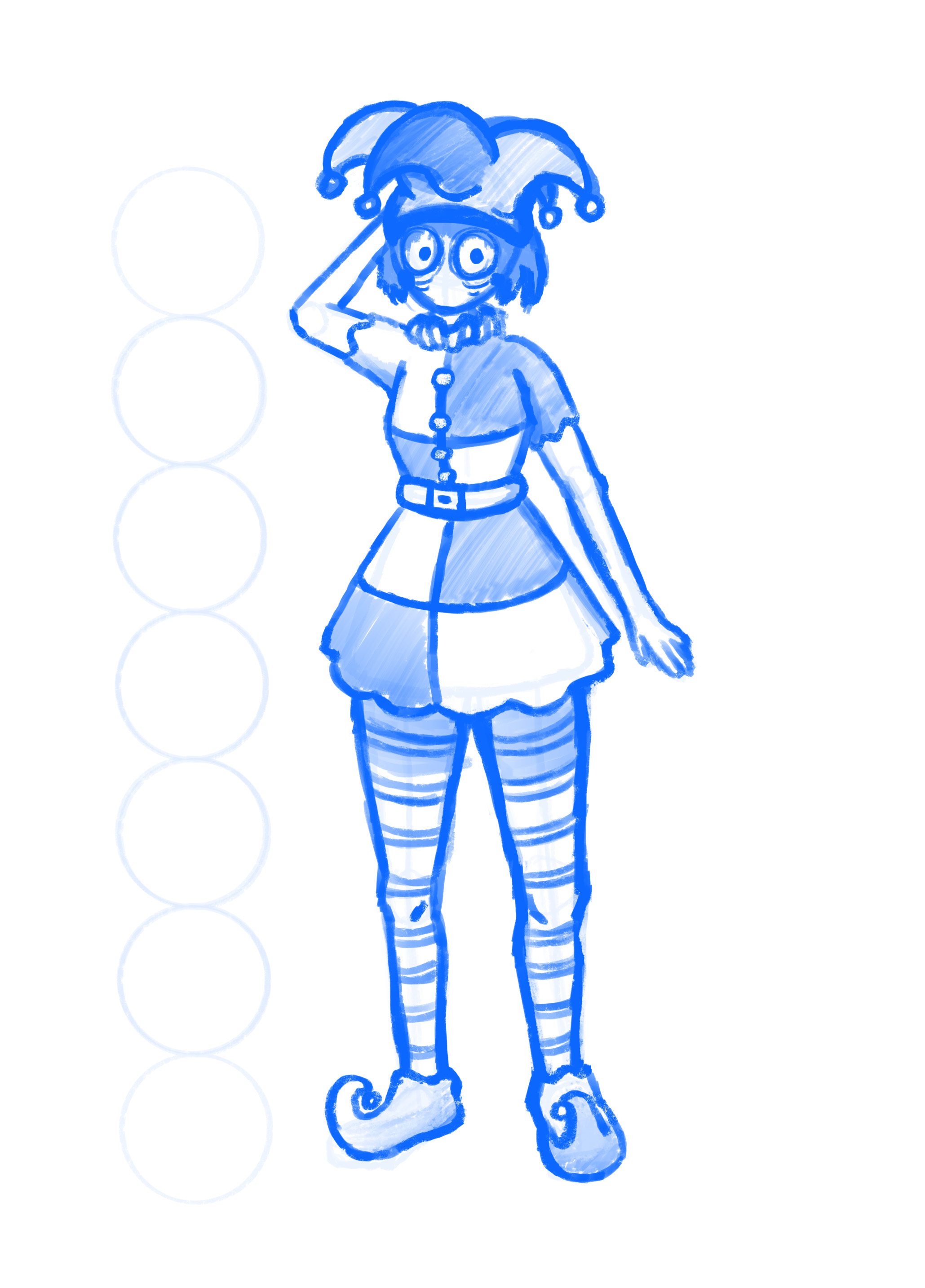 early 'Annika' Sketch for an original character